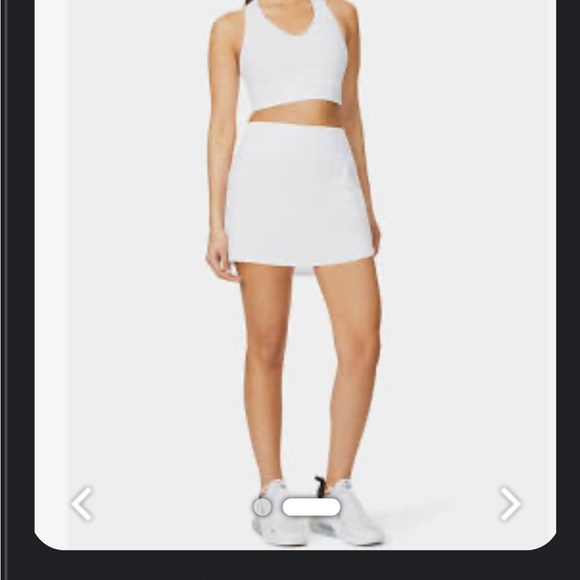 Spanx White Get Moving Skirt - Picture 2 of 3